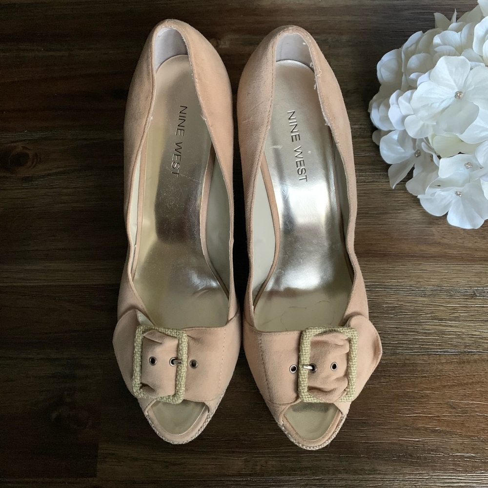 Nine West Wedge Open Toe Size 12